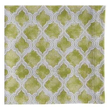 Watercolor Geo Green Napkin Set of 12 Park Designs - The Fox Decor